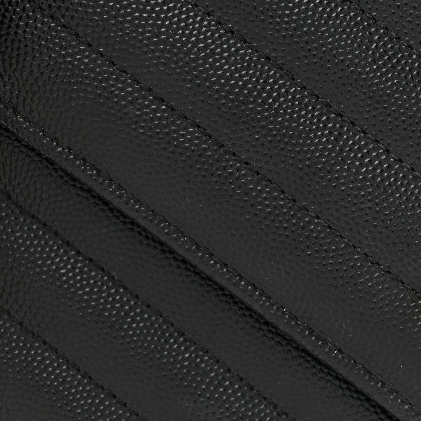 Grain De Poudre Matelasse Chevron Medium Monogram Satchel Black