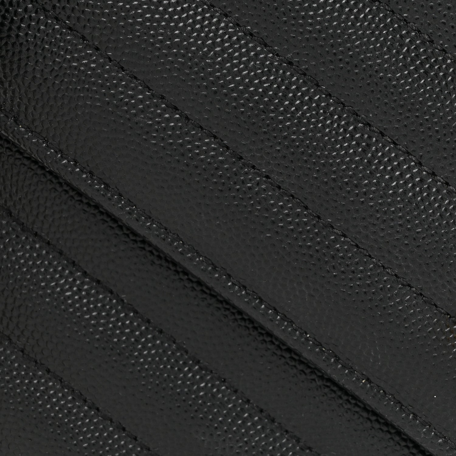 Saint Laurent Grain De Poudre Matelasse Chevron Medium Monogram Satchel Black 8 of 14