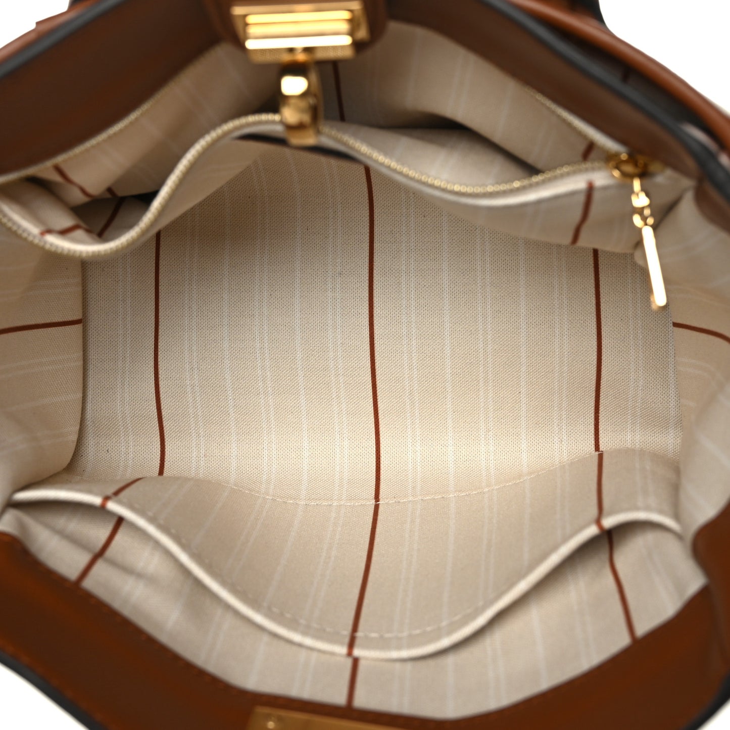 Canvas Calfskin Monogram On My Side PM Caramel Tan