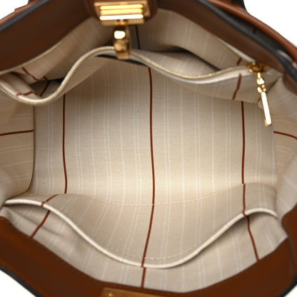 Louis Vuitton Canvas Calfskin Monogram On My Side PM Caramel Tan 5 of 8