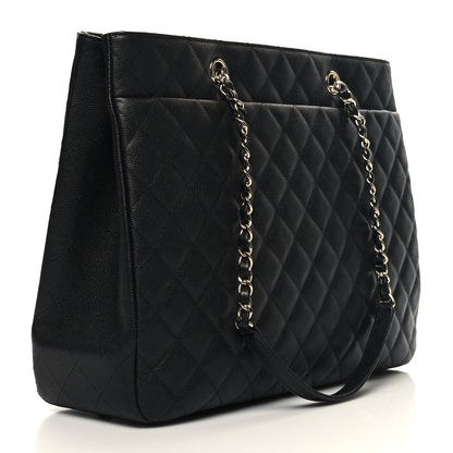 Chanel Caviar Quilted Large Shopping Tote Black 3 of 10