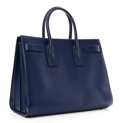 Saint Laurent Calfskin Large Sac De Jour Carryall Navy 2 of 8