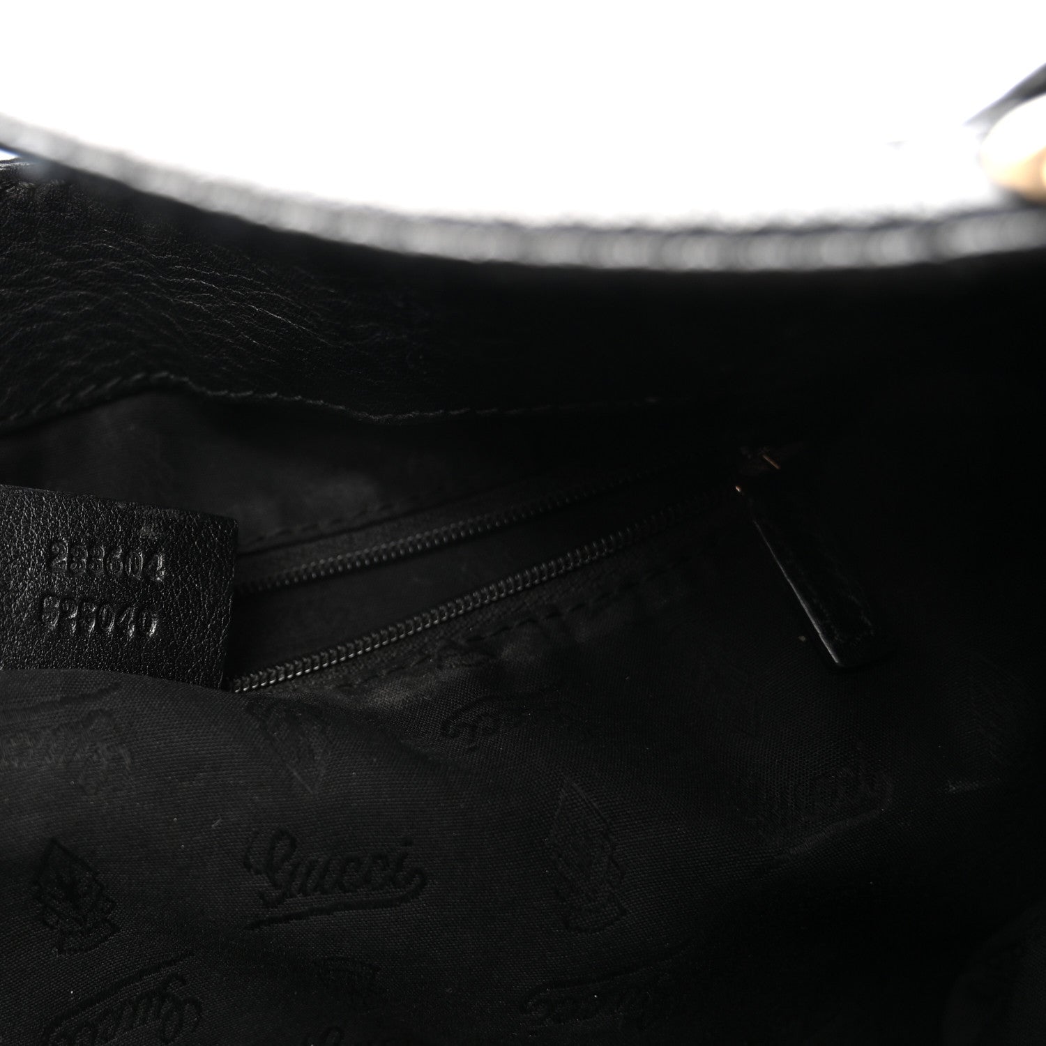 Gucci Guccissima Large New Ladies Web Hobo  Black 7 of 10