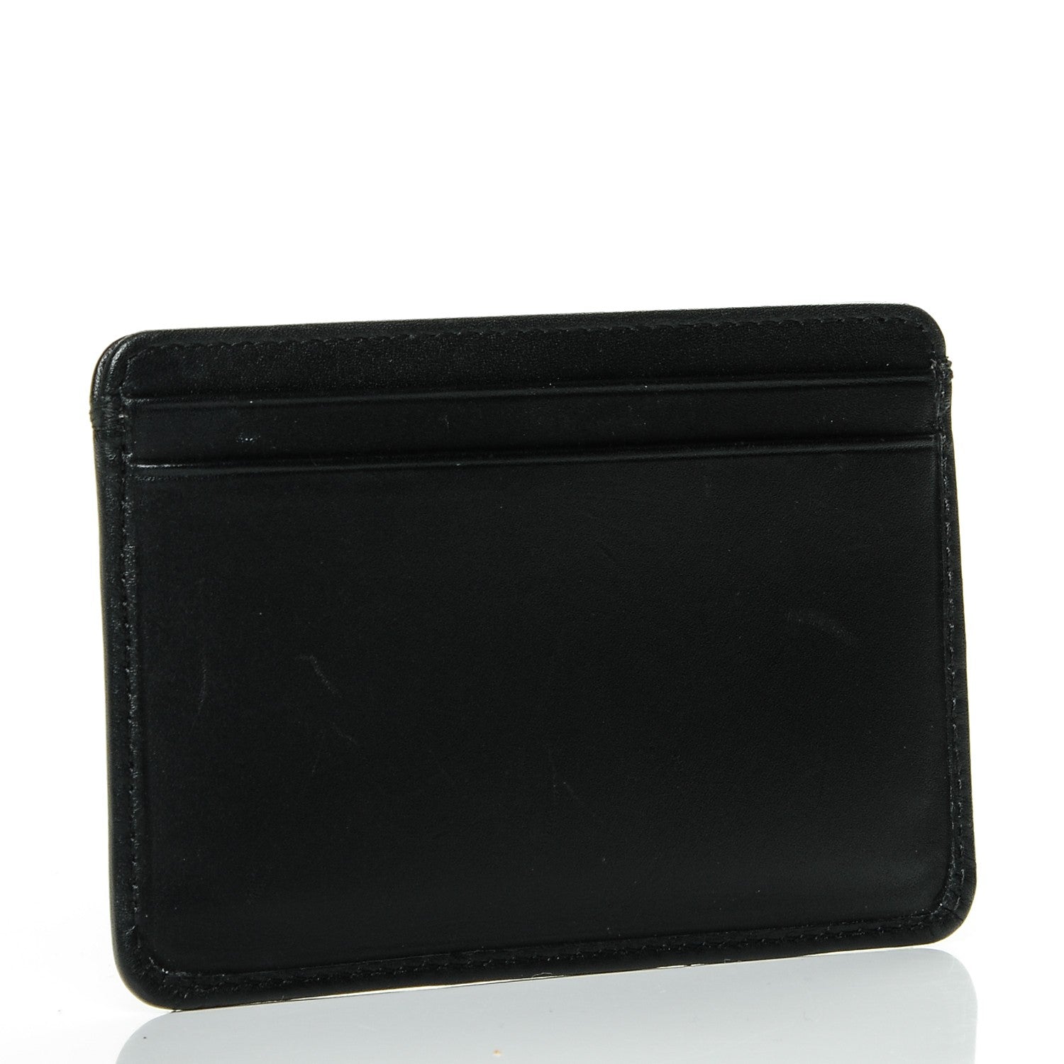 Chanel Calfskin Quilted Cambon Card Holder Black 3 of 7