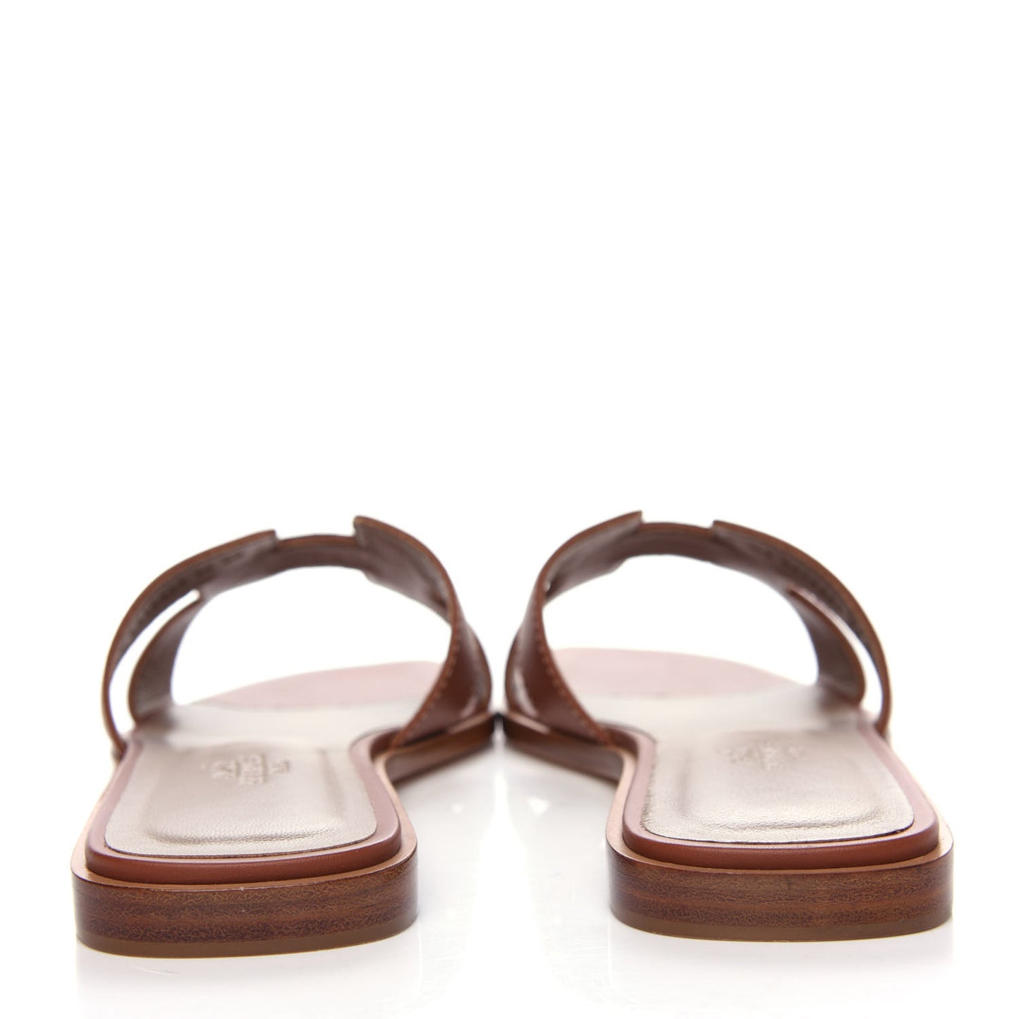 Box Calfskin Oran Sandals 38 Gold