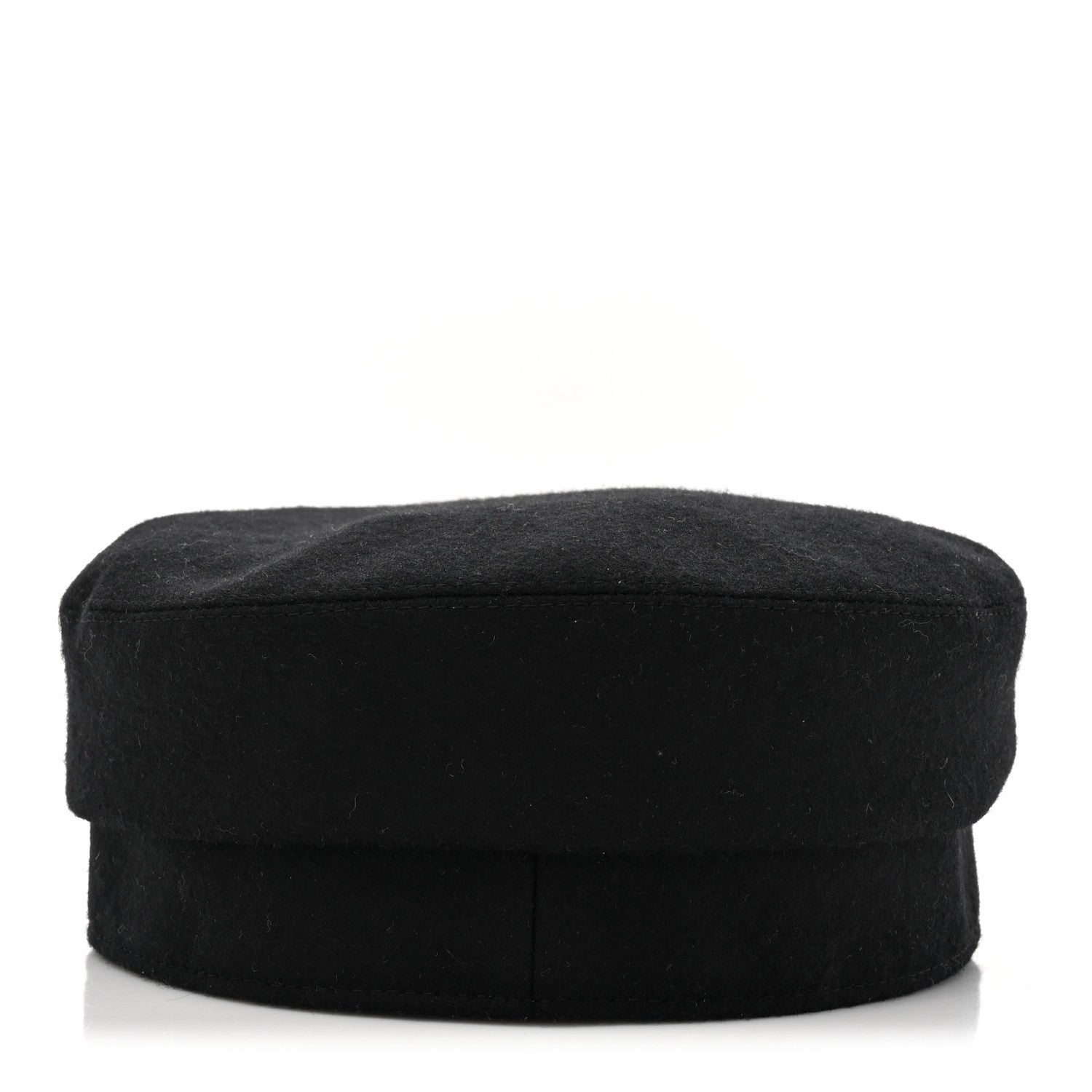 Hermes Wool Flannel Cabourg En Finesse Cap Black 5 of 9