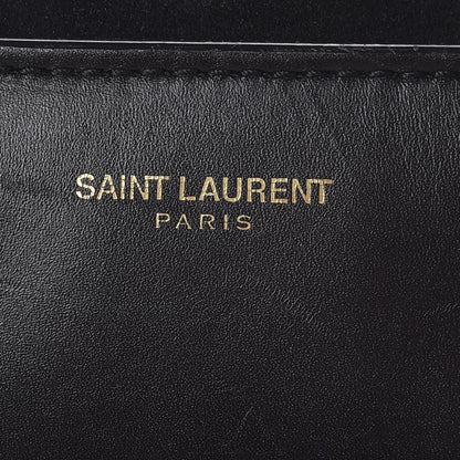 Saint Laurent Calfskin Suede Classic Duffle 6 Black 9 of 14