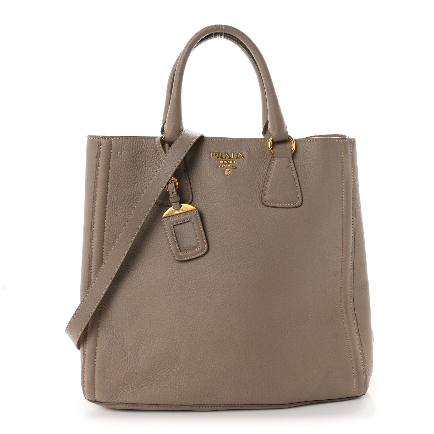 Prada Vitello Daino Tote Pomice 1 of 11