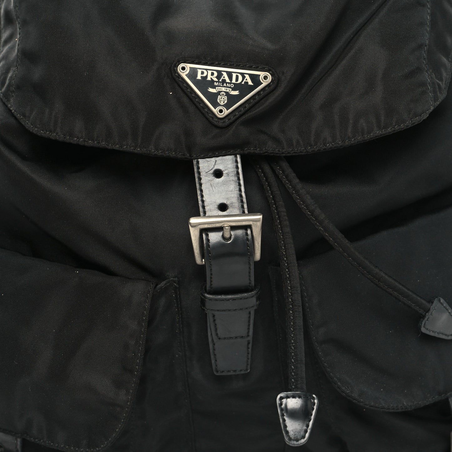 Nylon Vela Medium Backpack Black