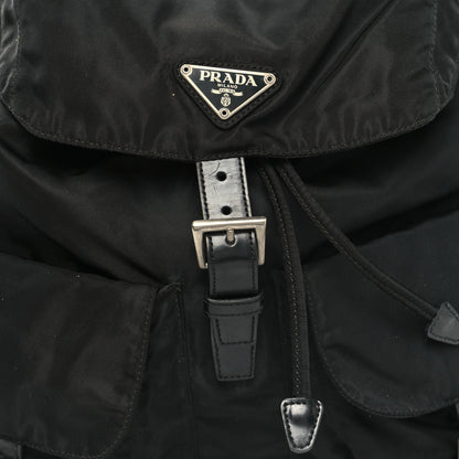 Prada Nylon Vela Medium Backpack Black 7 of 11