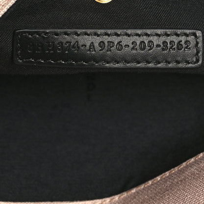 Fendi Canvas Vitello King FF Embroidered Medium Peekaboo X-Tote Rosa Quarzo Black 6 of 9