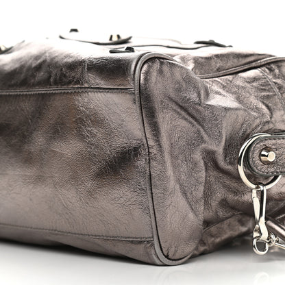 Balenciaga Agneau Classic Hardware Box Bag Metallic 9 of 9
