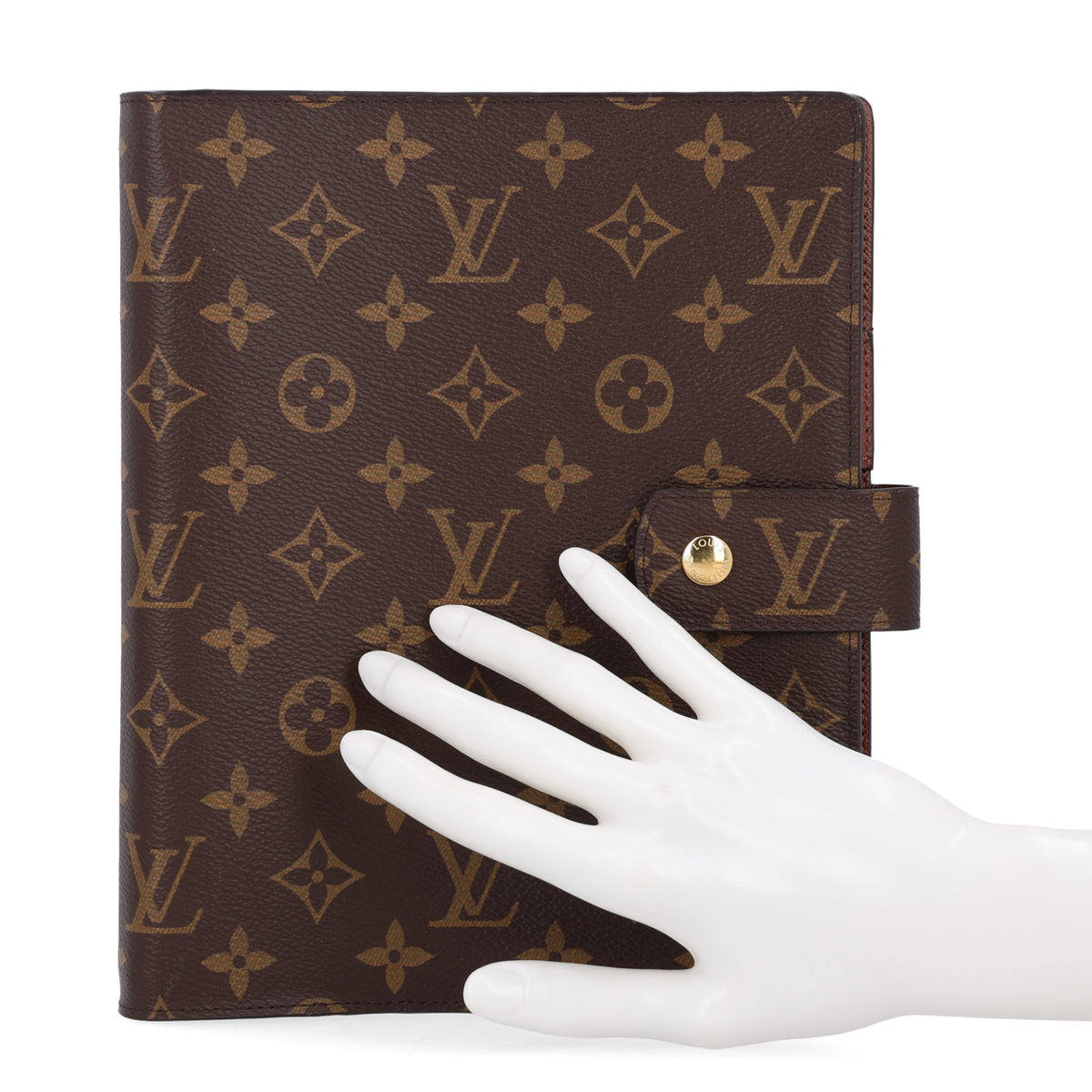 Monogram Large Ring Agenda Cover