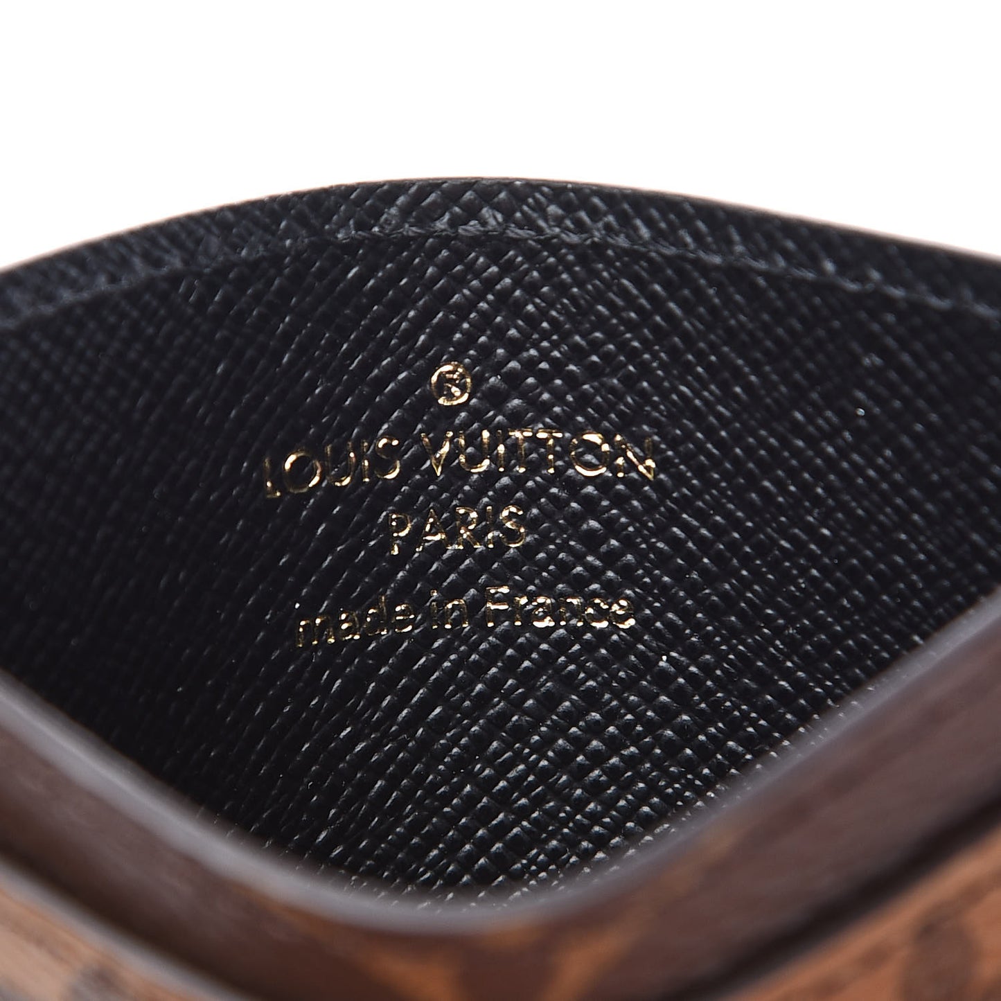 Reverse Monogram Card Holder