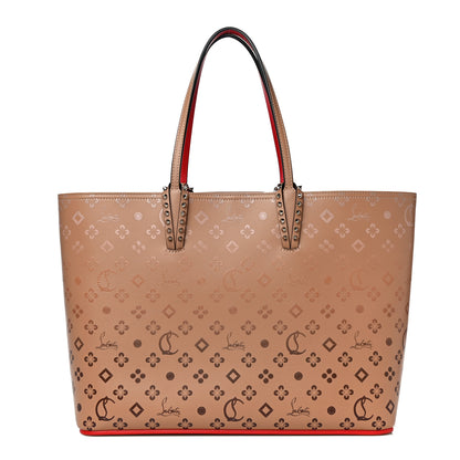 Christian Louboutin Calfskin Patent Degrade Loubinthesky East West Cabata Tote Nude 3 of 12