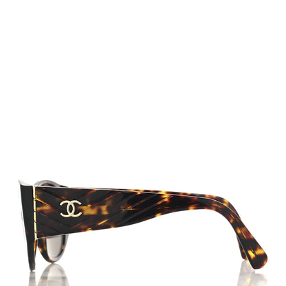Chanel Acetate Polarized Oval Sunglasses 5411 Brown 3 of 7