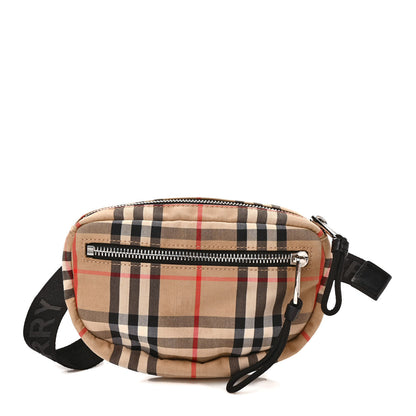 Burberry Nylon Vintage Check Small Cannon Bum Bag Archive Beige 1 of 8