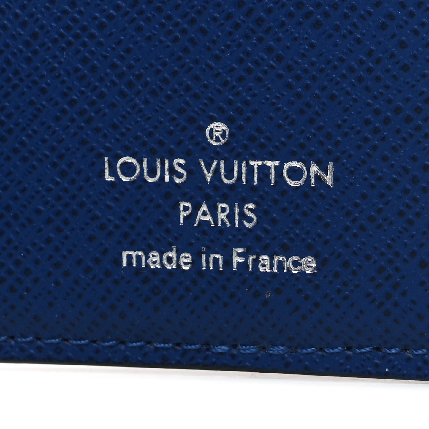 Monogram Pocket Organizer Pacific Blue