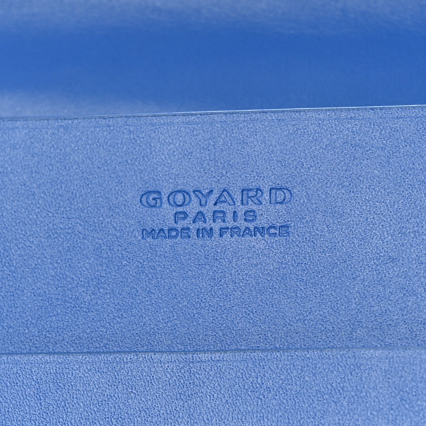 Goyardine Richelieu Wallet Sky Blue