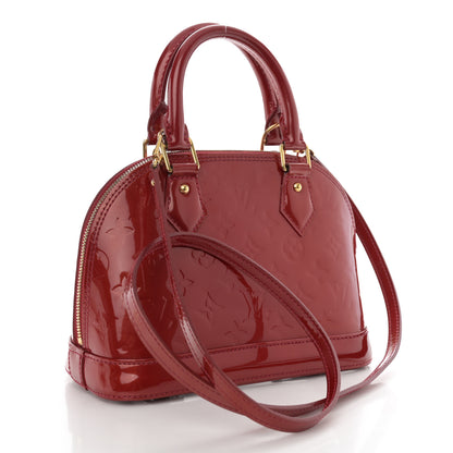 Louis Vuitton Vernis Alma BB Pomme D'Amour 3 of 13