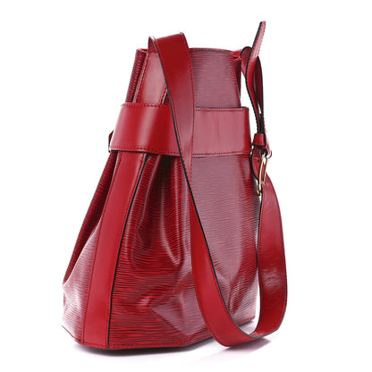 Louis Vuitton Epi Sac D'Epaule GM Castillan Red 3 of 11