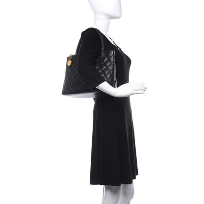 Chanel Caviar Quilted Medallion Tote Black 2 of 9