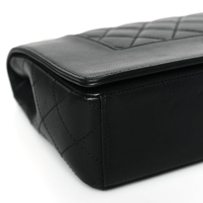 Chanel Sheepskin Quilted Vintage Mademoiselle Flap Black 8 of 9
