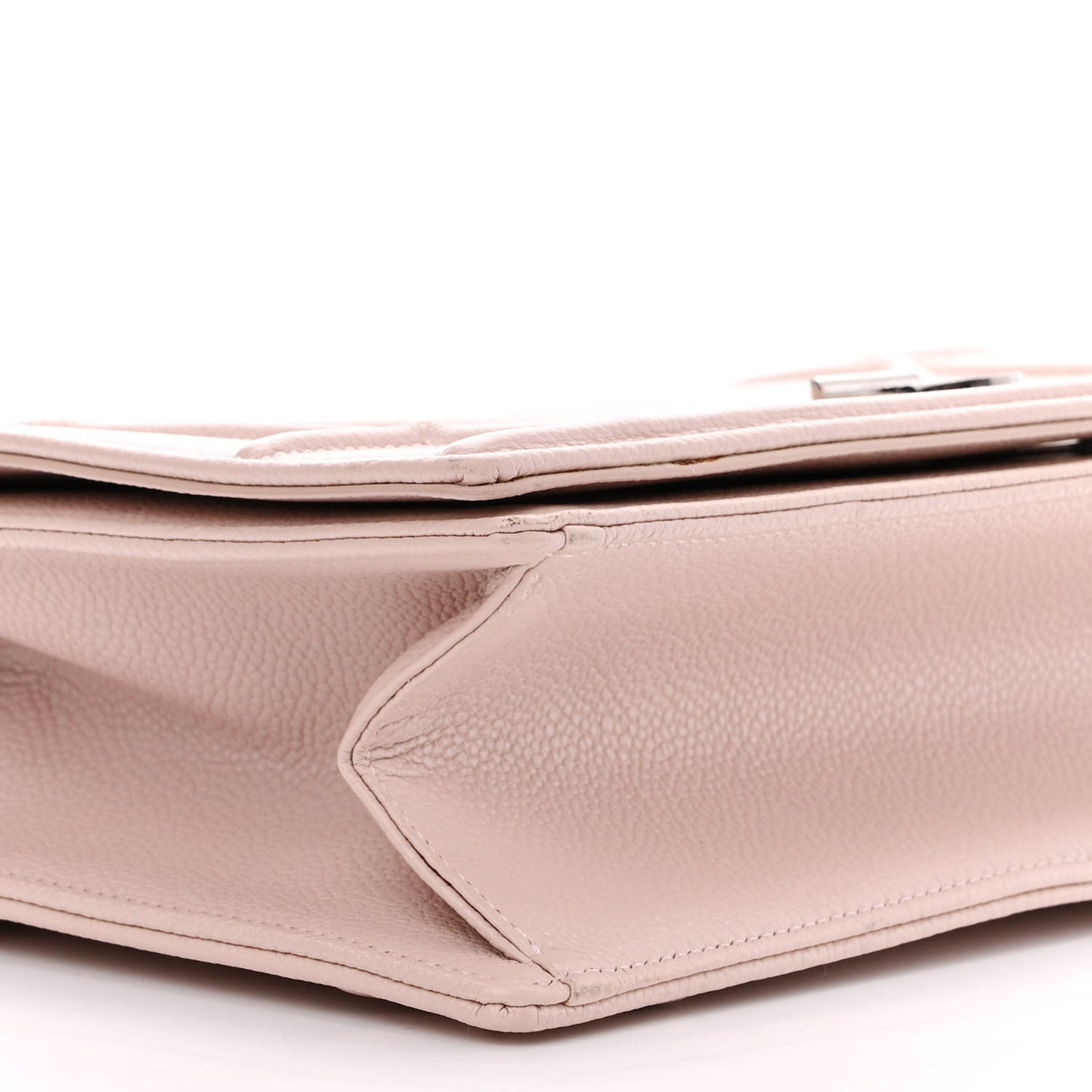 Grained Calfskin Medium Diorama Flap Bag Rose Poudre