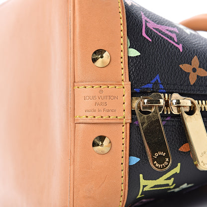 Louis Vuitton Monogram Multicolor Alma Black 6 of 15