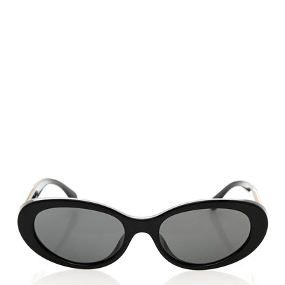 Chanel Acetate Oval Sunglasses 5515-A Black 2 of 9