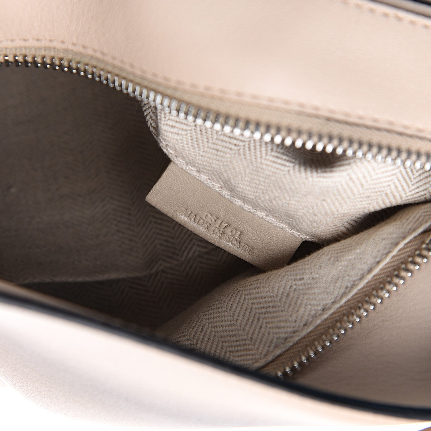 Loewe Calfskin Small Puzzle Bag Light Oat 8 of 12