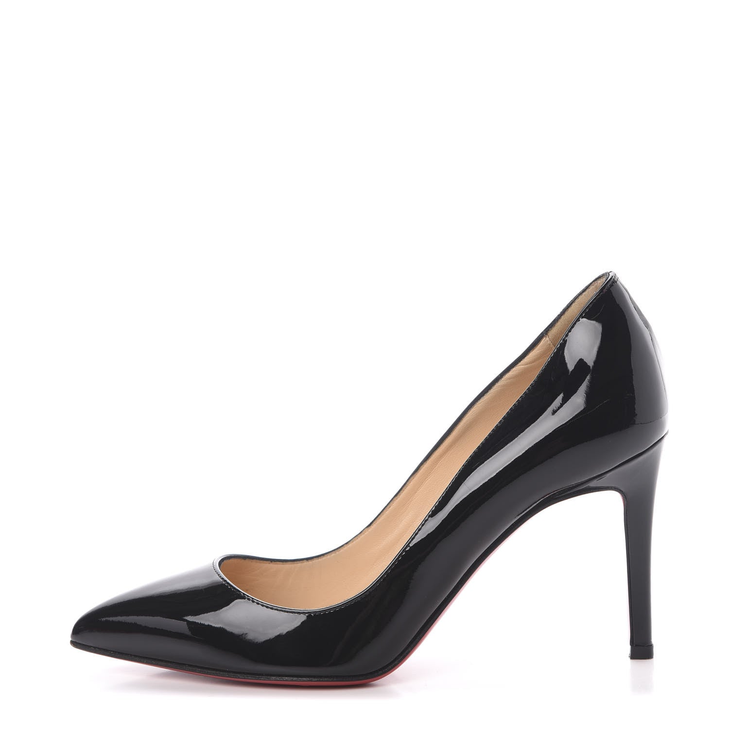Christian Louboutin Patent Pigalle 85 Pumps 36 Black 1 of 11