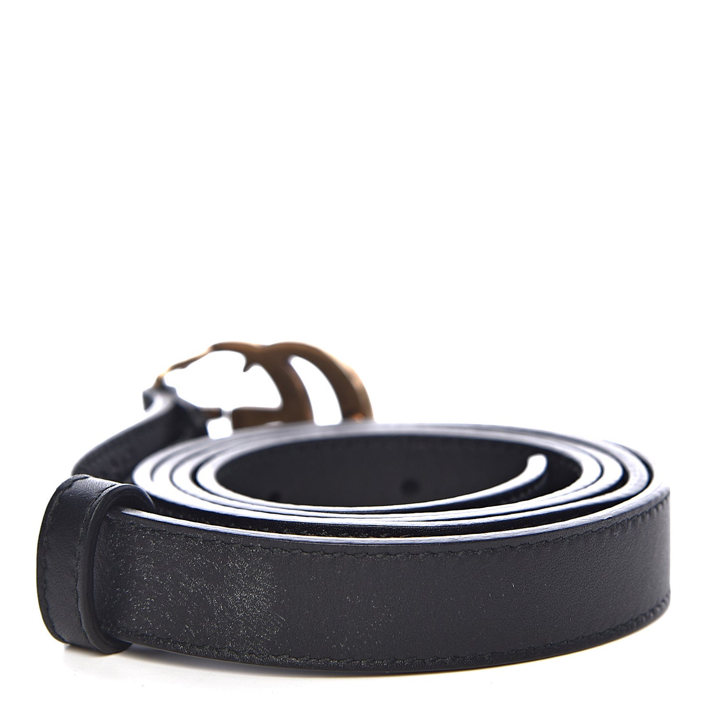 Calfskin Double G 20mm Belt 95 38 Black