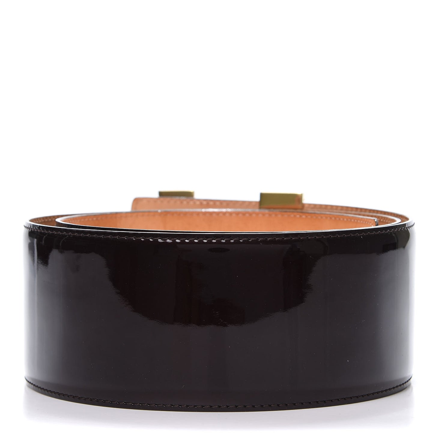 Patent LV Facettes Belt 85 34 Amarante