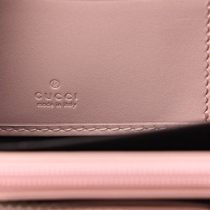 Gucci Calfskin Matelasse GG Marmont Zip Around Wallet Perfect Pink 5 of 9