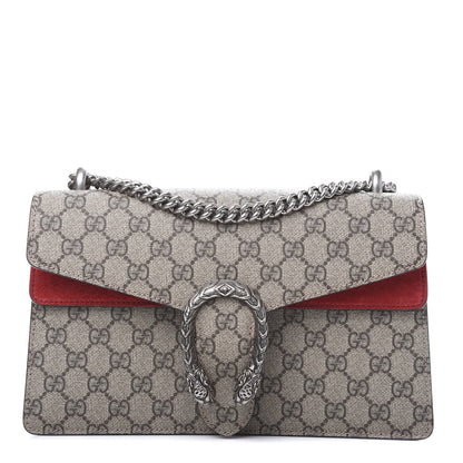 Gucci GG Supreme Monogram Small Dionysus Shoulder Bag Red 1 of 13