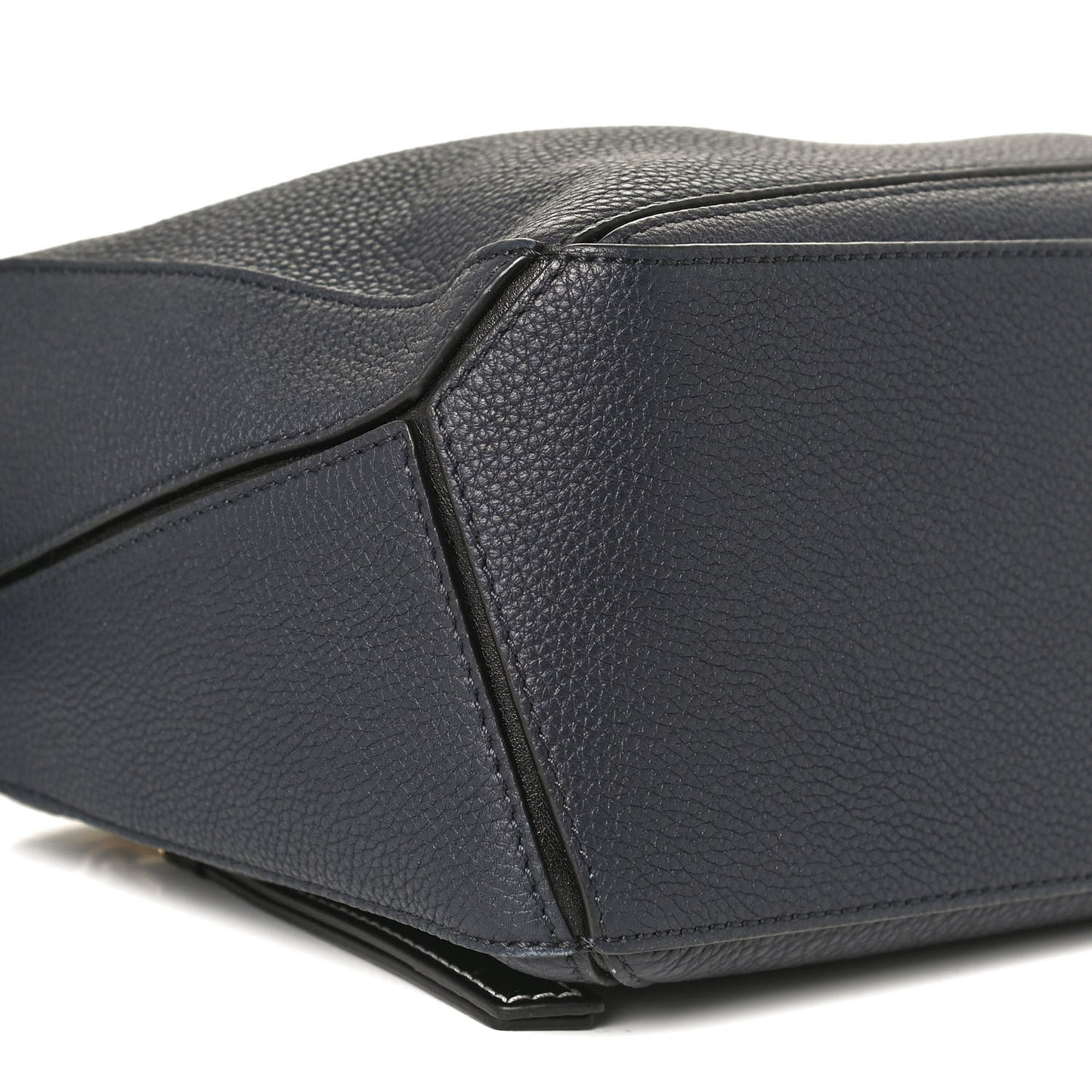 Calfskin Small Puzzle Bag Midnight Blue Black
