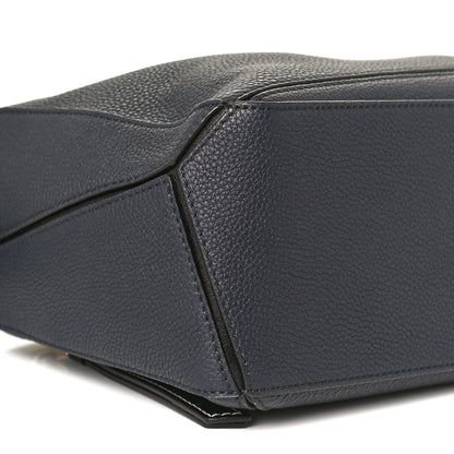 Loewe Calfskin Small Puzzle Bag Midnight Blue Black 8 of 9