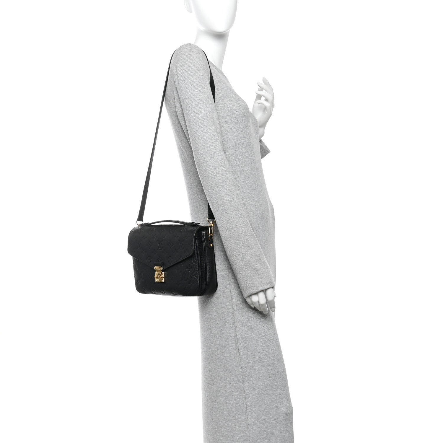 Louis Vuitton Empreinte Pochette Metis Black 2 of 9