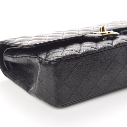 Chanel Caviar Quilted Medium Double Flap Black 8 of 10