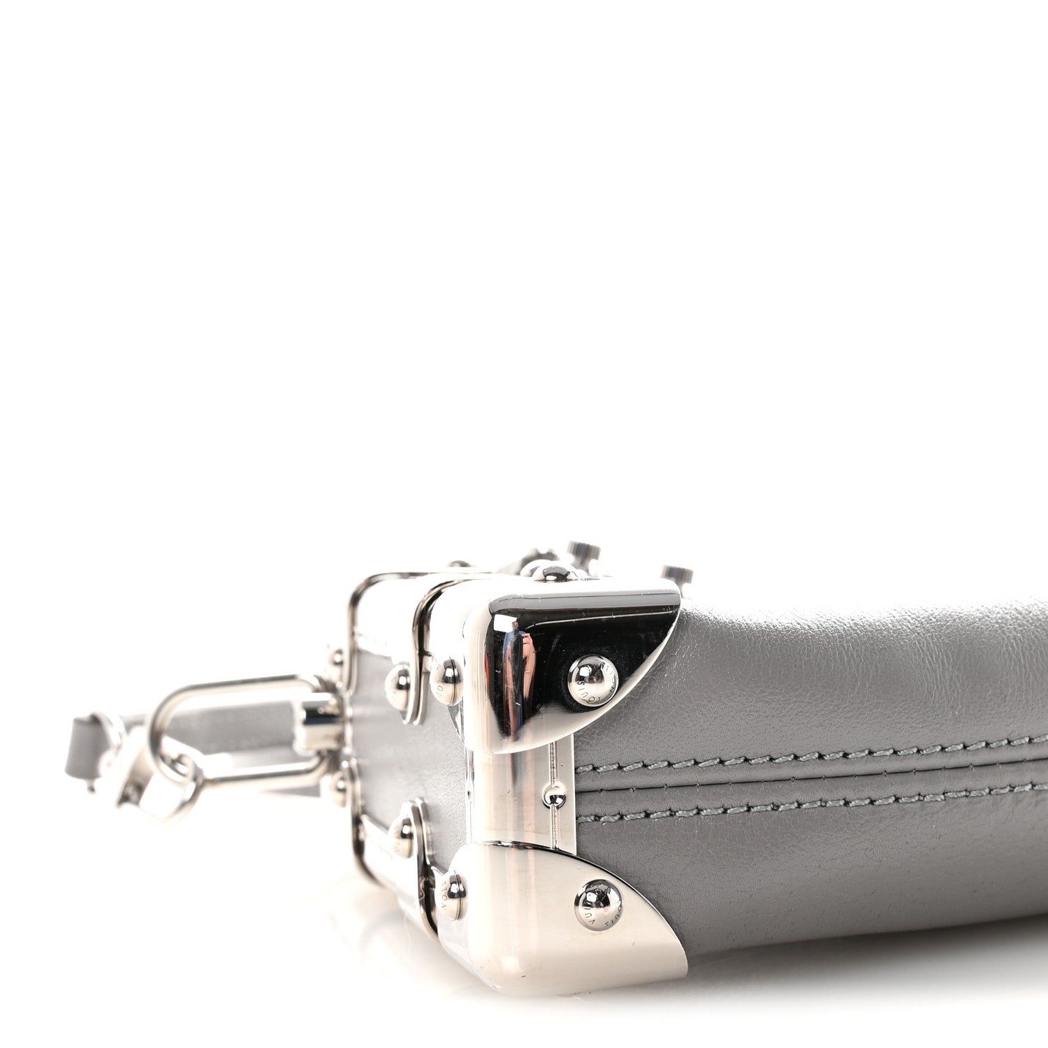 Louis Vuitton Calfskin Slim Trunk  Gris Trianon 8 of 9