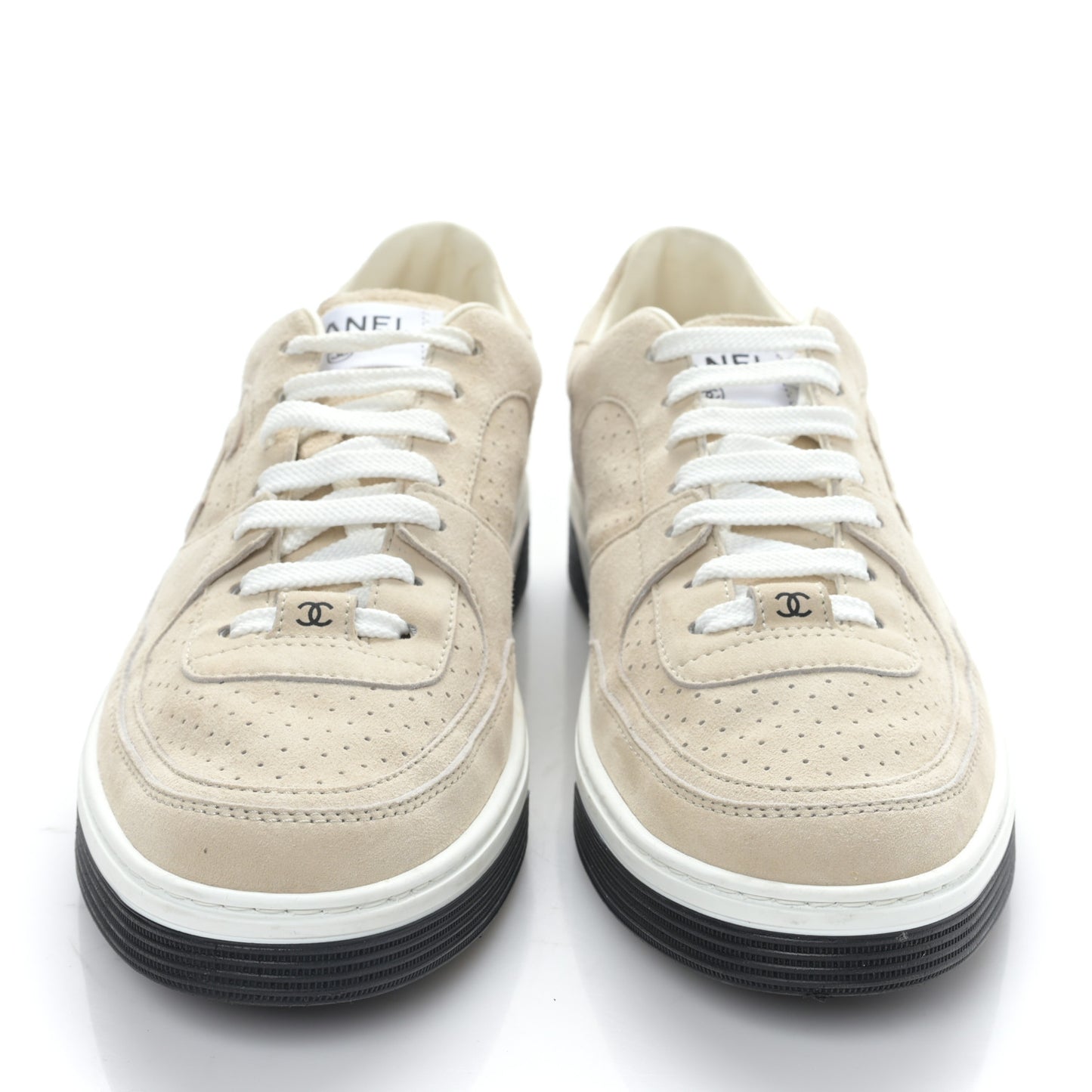 Suede Womens CC Sneakers 41 Light Beige
