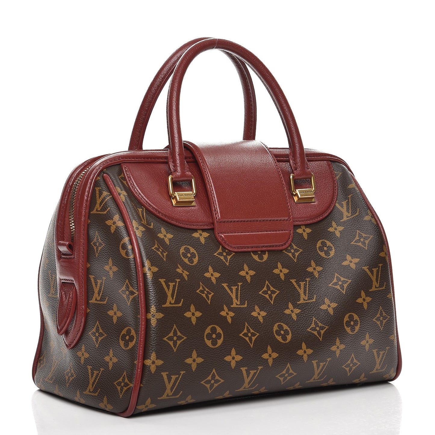 Monogram Golden Arrow Speedy Burgundy