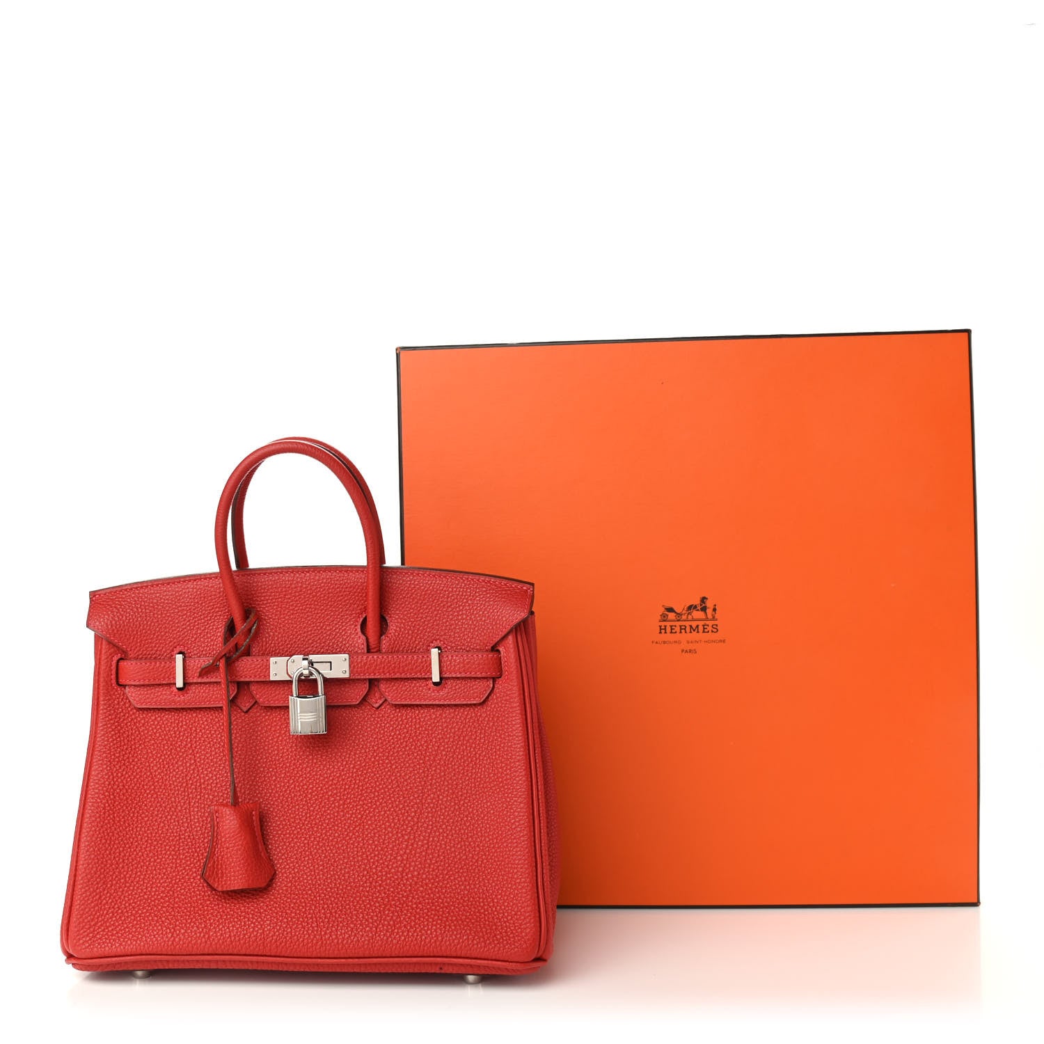 Hermes Togo Birkin 25 Rouge Vif 12 of 12