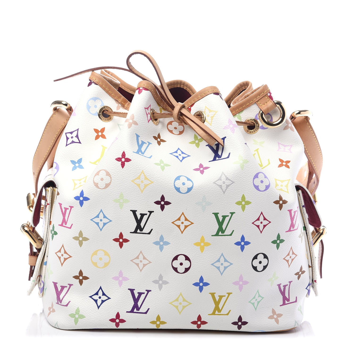 Louis Vuitton Monogram Multicolor Petit Noe White 1 of 9