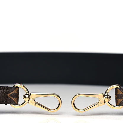 Louis Vuitton Monogram Bandouliere Shoulder Strap Black 3 of 4