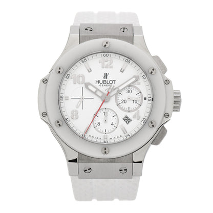 Hublot Stainless Steel Ceramic Rubber 44mm Big Bang Automatic Watch White 301.SE.230.RW 1 of 4
