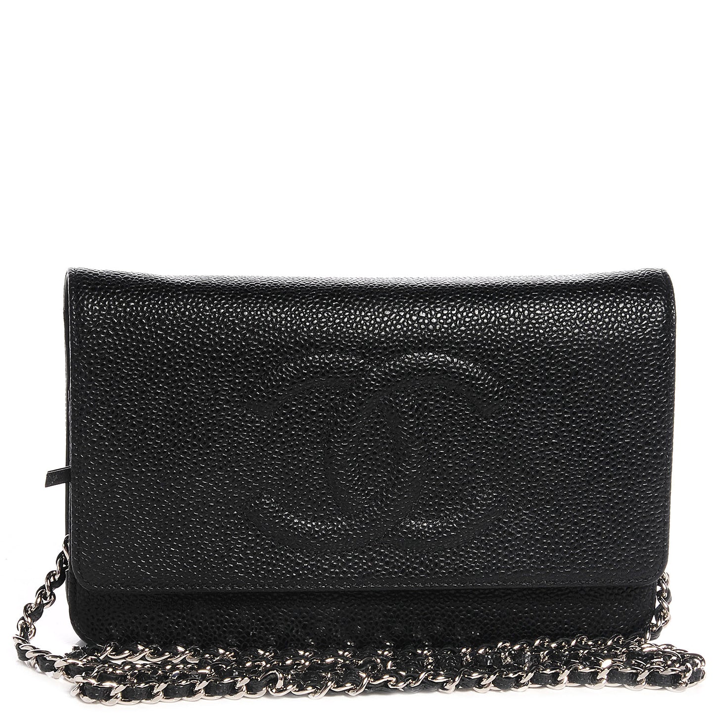 Caviar Timeless CC Wallet on Chain WOC Black