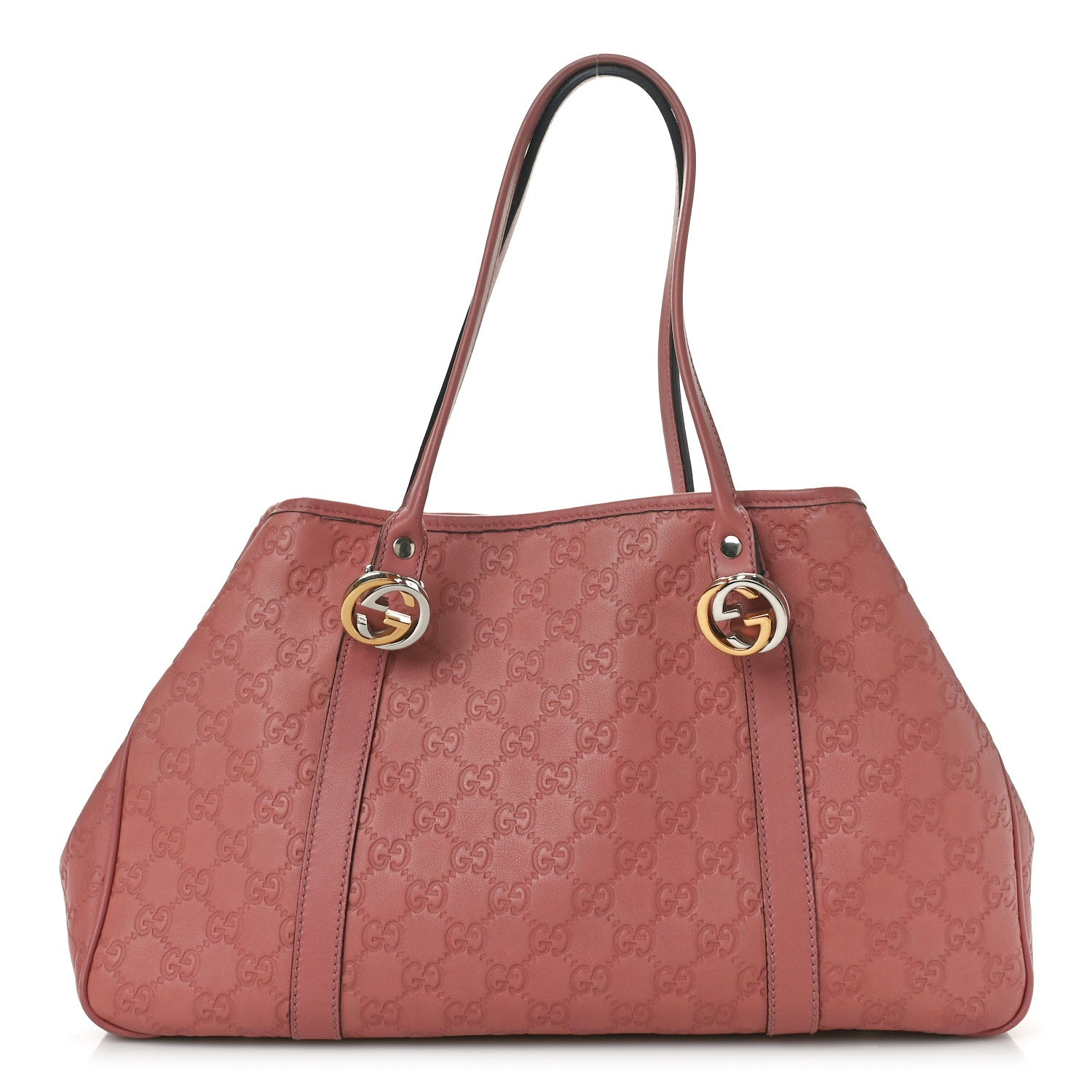 Gucci Guccissima Medium GG Twins Tote Pink 1 of 10