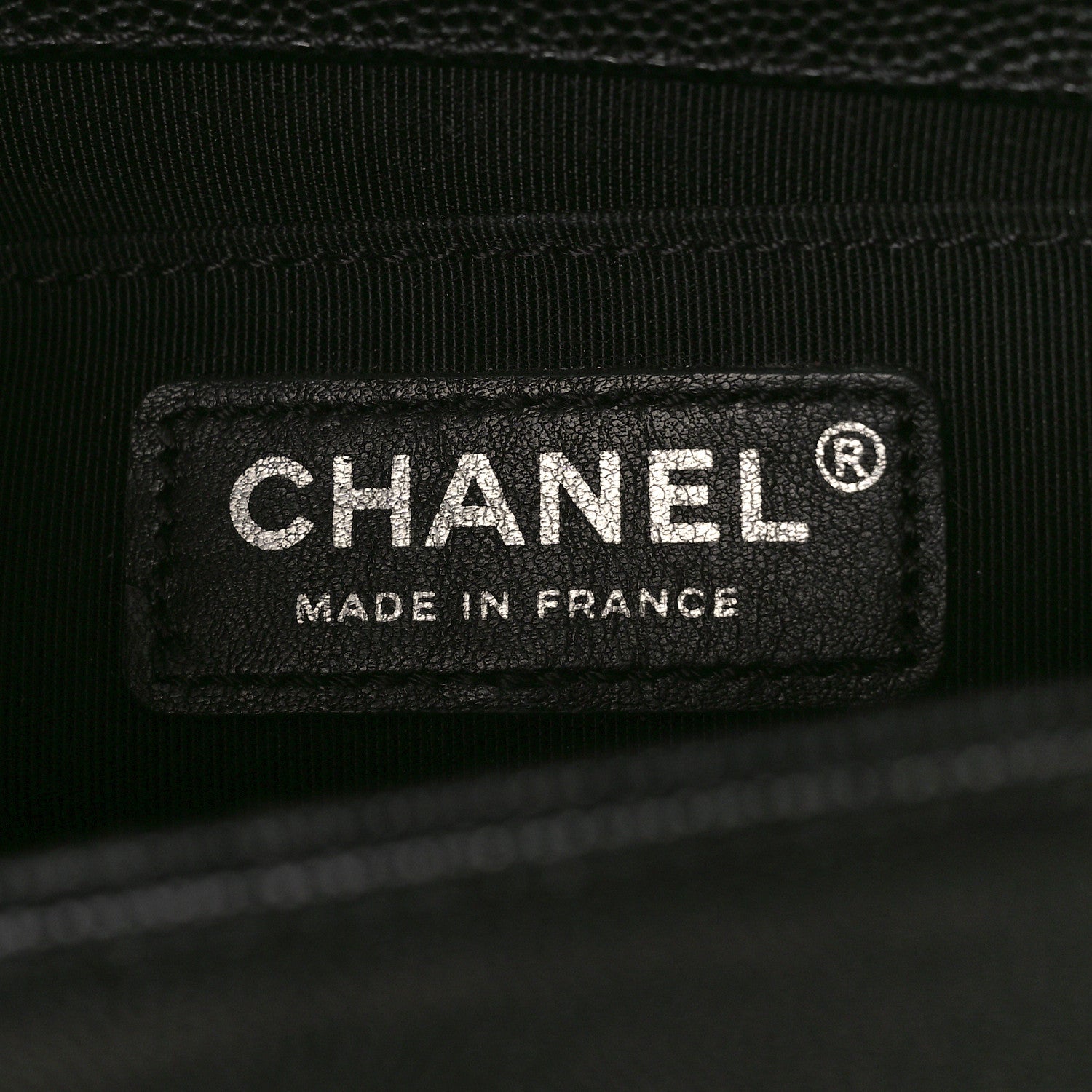 Chanel Caviar Quilted Medium Boy Flap Black 6 of 12
